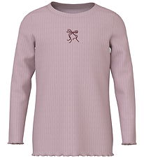 Name It Blouse - NmfVemma - Keepsake Lilac/Bow Embroidery Name It Blouse - NmfVemma - Keepsake Lilac/Bow Embroidery