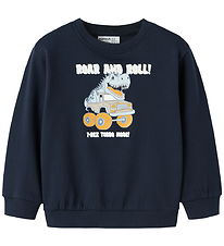 Sweat-shirt Name It - Nmmvildar - Marine Blazer/Dino Voiture Sweat-shirt Name It - Nmmvildar - Marine Blazer/Dino Voiture