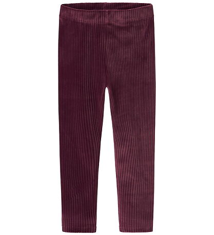Name It Leggingsit - NmfVeloa - Veluuri - Burgundy Name It Leggingsit - NmfVeloa - Veluuri - Burgundy
