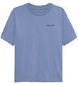 Calvin Klein T-shirt - Polaroid - Satin Blue Calvin Klein T-shirt - Polaroid - Satin Blue