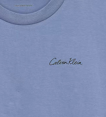 Calvin Klein T-skjorte - Polaroid - Satin Blue