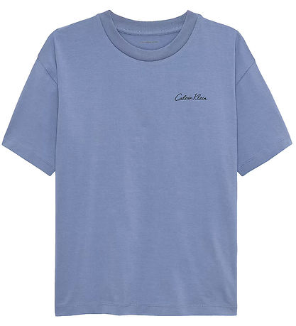 Calvin Klein T-skjorte - Polaroid - Satin Blue