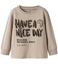 Name It Blouse - NmmRicardo - Iceland Fossil Name It Blouse - NmmRicardo - Iceland Fossil