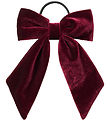 Name It Hair Tie w. Bow - NmfRelvet - Burgundy