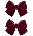 Name It Hair Clip - 2-Pack - NmfRelvet - Burgundy