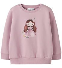 Sweat-shirt Name It - NmfRonesse - Souvenir Lilac
