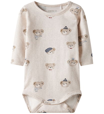 Name It Romper l/s - NbmRicki - Peyote Melange