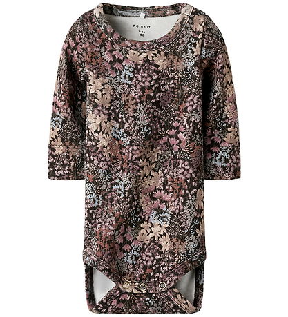 Name It Bodysuit l/s - NbfResa - Chocolate Brown