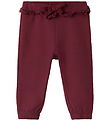 Name It Sweatpants - NbfRowane - Burgundy Name It Sweatpants - NbfRowane - Burgundy