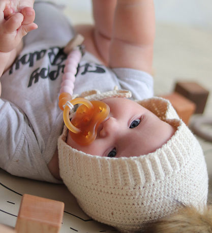 Hevea Pacifiers - 3-36 Mths. - 2-Pack - Amber Sand Hevea Pacifiers - 3-36 Mths. - 2-Pack - Amber Sand