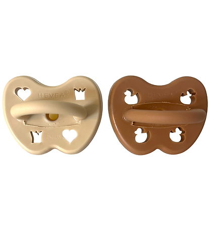 Hevea Pacifiers - 3-36 Mths. - 2-Pack - Clay Earth Hevea Pacifiers - 3-36 Mths. - 2-Pack - Clay Earth