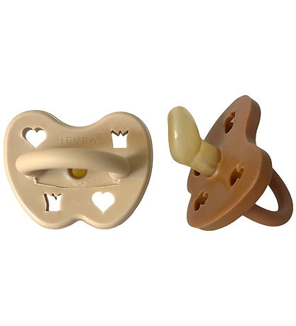 Hevea Pacifiers - 3-36 Mths. - 2-Pack - Clay Earth Hevea Pacifiers - 3-36 Mths. - 2-Pack - Clay Earth