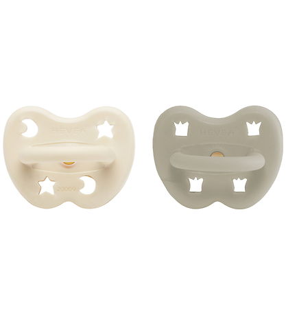 Hevea Schnuller - 3-36 Mt. - 2er-Pack - Hafermilch & Milchig Whi Hevea Schnuller - 3-36 Mt. - 2er-Pack - Hafermilch & Milchig Whi