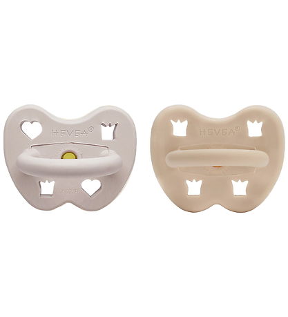 Hevea Pacifiers - 3-36 Mths. - 2-Pack - Hornbaek Hevea Pacifiers - 3-36 Mths. - 2-Pack - Hornbaek