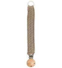 Smallstuff Pacifier Clip - Fishbone - Sandy