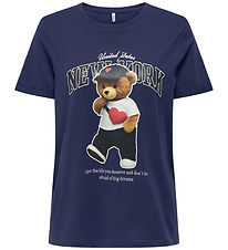 Kids Only T-paita - KogLina - Bear O-neck Toppi - Midnight Sail/
