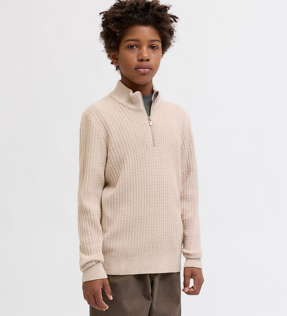 Blouse av. Fermeture éclair Jack & Jones - JprBlubarkley - Trico Blouse av. Fermeture éclair Jack & Jones - JprBlubarkley - Trico