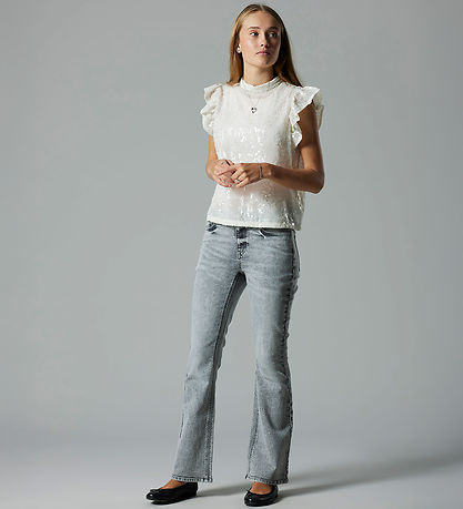 LMTD Blouse - NlfRisianna - White Alyssum