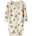 Lil' Atelier Bodysuit l/s - NbnLayo - Turtledove/Christmas Lil' Atelier Bodysuit l/s - NbnLayo - Turtledove/Christmas