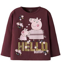 Name It Blouse - NmfOra - Peppa - Burgundy Name It Blouse - NmfOra - Peppa - Burgundy