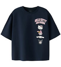 Name It T-paita - NkfOda - Hello Kitty - Laivastonsininen Blazer