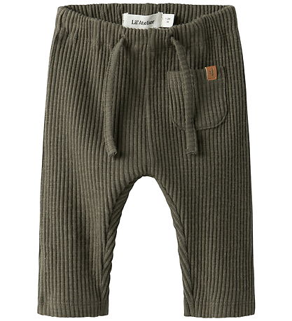 Lil' Atelier Trousers - Rib - NbmRajo - Sea Turtle