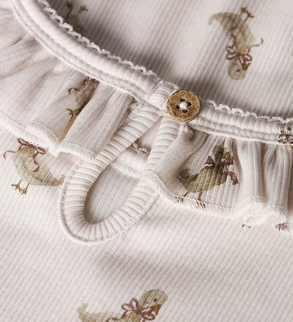 Chemisier Lil' Atelier - Rib - NbfLavo - Presque Mauve/Oie Chemisier Lil' Atelier - Rib - NbfLavo - Presque Mauve/Oie