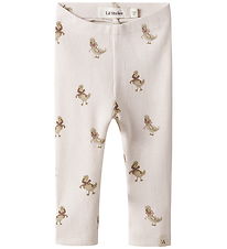 Lil' Atelier Leggings - Rib - NbfLavo - Almost Mauve/Goose Lil' Atelier Leggings - Rib - NbfLavo - Almost Mauve/Goose