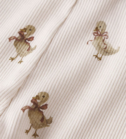 Lil' Atelier Leggings - Rib - NbfLavo - Almost Mauve/Goose