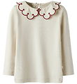 Lil' Atelier Blouse - NmfFundo - Turtledove/Red Dahila