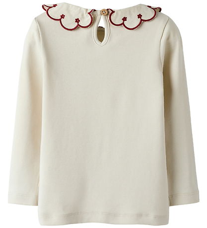 Lil' Atelier Blouse - NmfFundo - Turtledove/Red Dahila Lil' Atelier Blouse - NmfFundo - Turtledove/Red Dahila