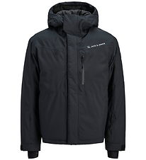 Jack & Jones Winter Coat - JjAlpes - Black Jack & Jones Winter Coat - JjAlpes - Black