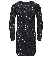 Kids Only Dress - CookMelia - Black/Dots Cloud Dancer