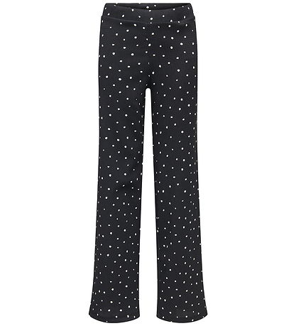 Kids Only Trousers - CookMelia - Black/Dots Cloud Dancer Kids Only Trousers - CookMelia - Black/Dots Cloud Dancer