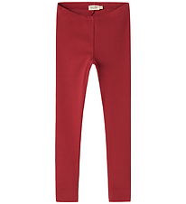 MarMar Leggings - Rib/Modal - Hibiscus Red
