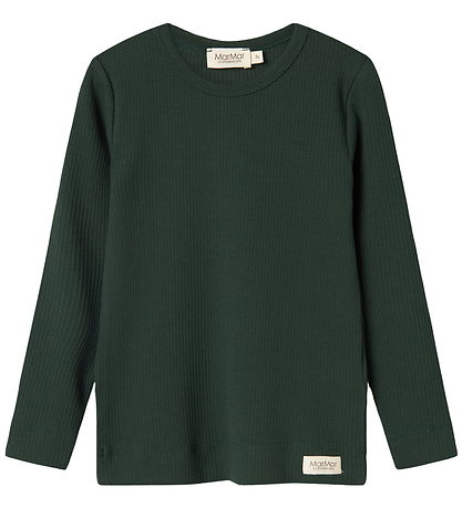 MarMar Blouse - Rib/Modal - Dark Leaf