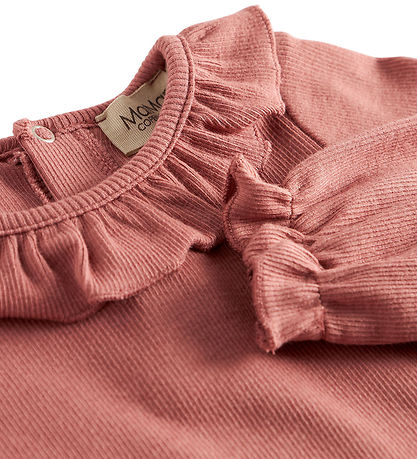 MarMar Bodysuit l/s - Rib/Modal - Brandine - Perished Rose