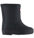 Hunter Rubber Boots w. Lining - Kids First - Black