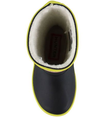 Hunter Rubber Boots w. Lining - Kids First Colour Block - Black/