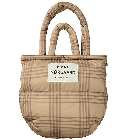 Mads Nørgaard Shopper - Light Ripstop-pute - Maisstengel/Cocoa B Mads Nørgaard Shopper - Light Ripstop-pute - Maisstengel/Cocoa B