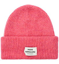 Mads Nørgaard Beanie - Wool/Acrylic - Tosca Anju - Hot Pink