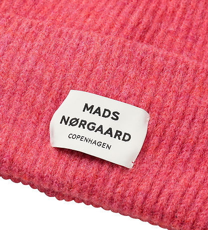 Mads Nørgaard Beanie - Wool/Acrylic - Tosca Anju - Hot Pink