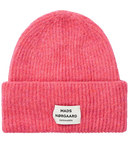 Mads Nørgaard Beanie - Wool/Acrylic - Tosca Anju - Hot Pink