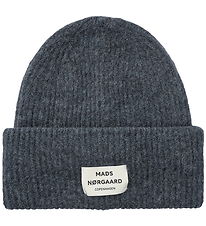 Mads Nørgaard Beanie - Wool/Acrylic - Tosca Anju - Asphalt