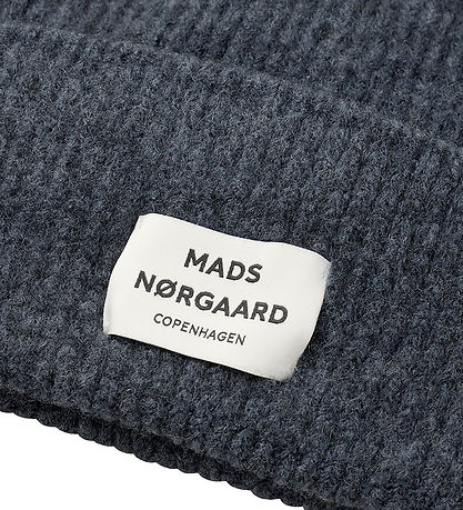 Mads Nørgaard Beanie - Wool/Acrylic - Tosca Anju - Asphalt Mads Nørgaard Beanie - Wool/Acrylic - Tosca Anju - Asphalt