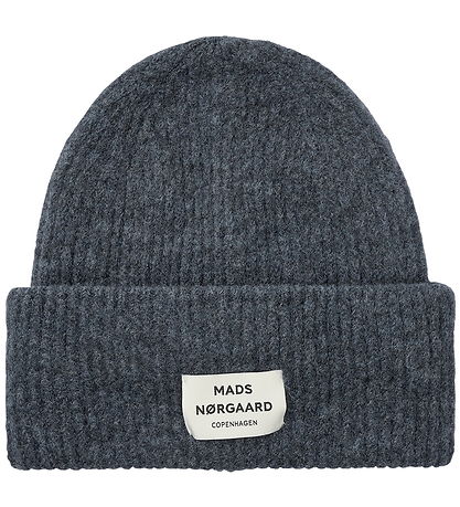 Mads Nørgaard Beanie - Wool/Acrylic - Tosca Anju - Asphalt