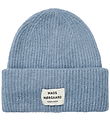Mads Nørgaard Beanie - Wool/Acrylic - Tosca Anju - Faded Denim Mads Nørgaard Beanie - Wool/Acrylic - Tosca Anju - Faded Denim