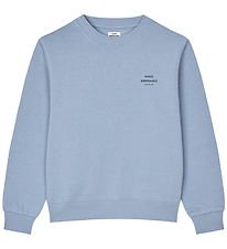 Mads Nørgaard Sweatshirt - Solo - Faded Denim Mads Nørgaard Sweatshirt - Solo - Faded Denim