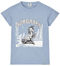 Mads Nørgaard T-shirt - Tuvina - Faded Denim Mads Nørgaard T-shirt - Tuvina - Faded Denim