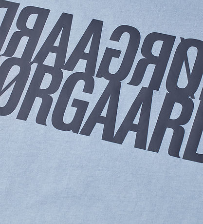 Mads Nørgaard T-Shirt - Tuvina Logo - Vervaagd Denim